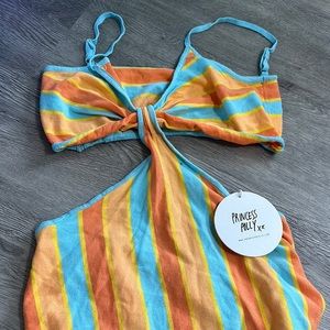 multi colored princess polly dress